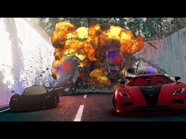 HOT PURSUIT 2: The Unstoppable - Epic Beamng Police Chase Movie