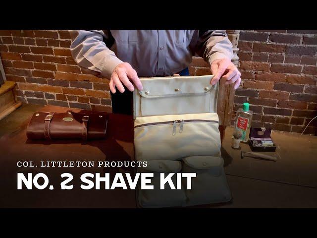 No. 2 Leather Shave Kit - Colonel Littleton