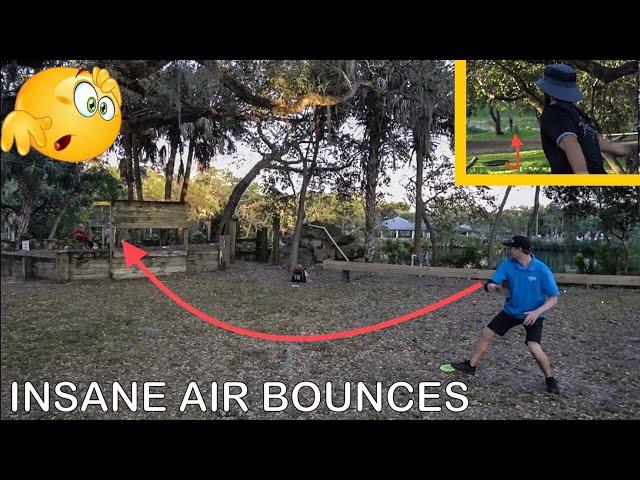 GRAVITY DEFYING DISC GOLF AIR BOUNCE COMPILATION 