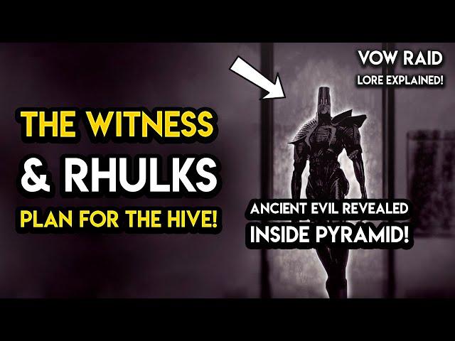 Destiny 2 - VOW RAID STORY! The Witness And Disciples Evil Plan For The Hive!