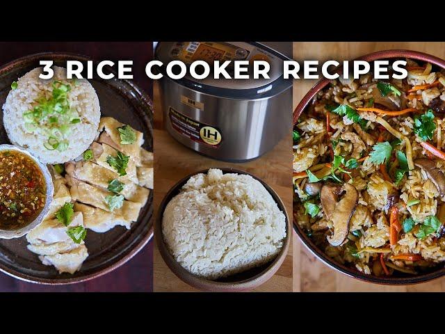 3 Rice Cooker Recipes That Anyone Can Make!