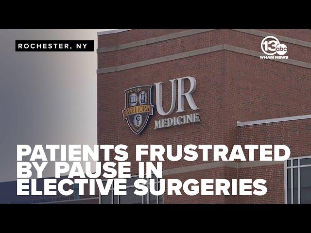 Hospital leaders, patients frustrated by pause on elective surgeries