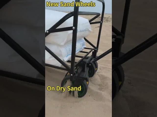 New Beach Wheels: Unmatched Performance on Dry & Wet Sand!