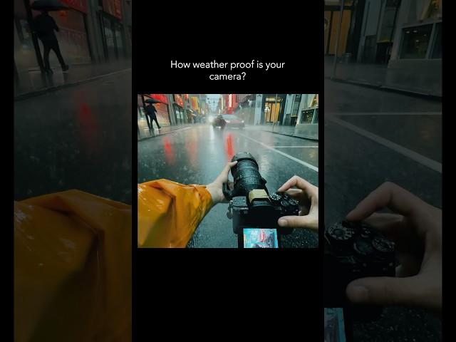 How Weather Resistant is my Camera In a Thunderstorm?