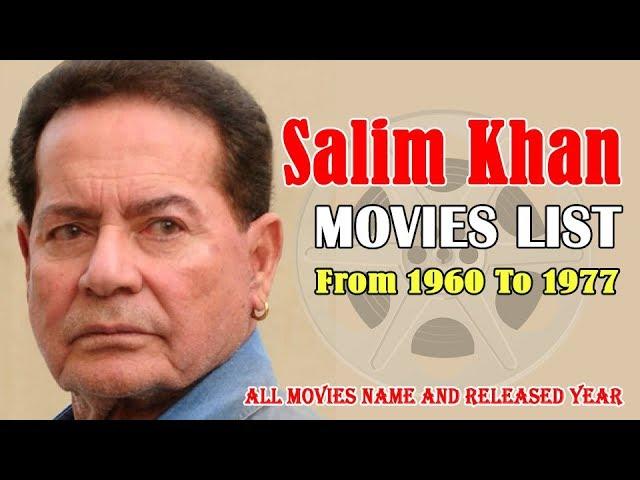 Salim Khan Movies List 1960-1977 ( Bollywood News )