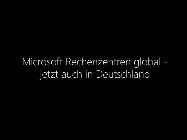 Microsoft Cloud Deutschland: Datenspeicherung in Deutschland