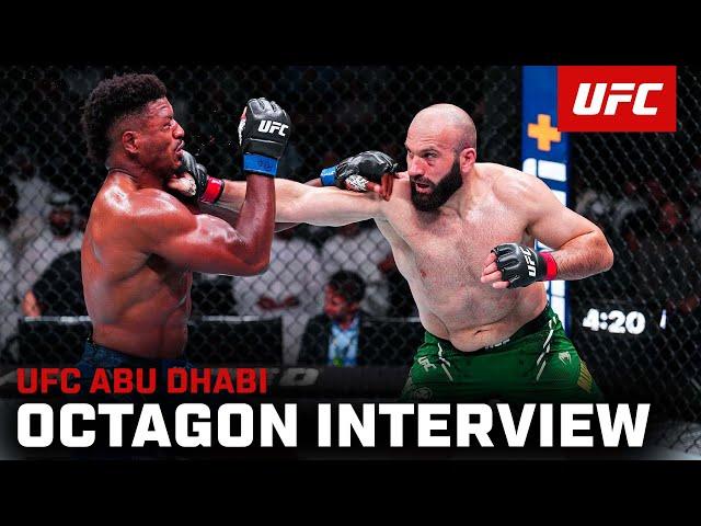 Azamat Murzakanov Octagon Interview | UFC Abu Dhabi