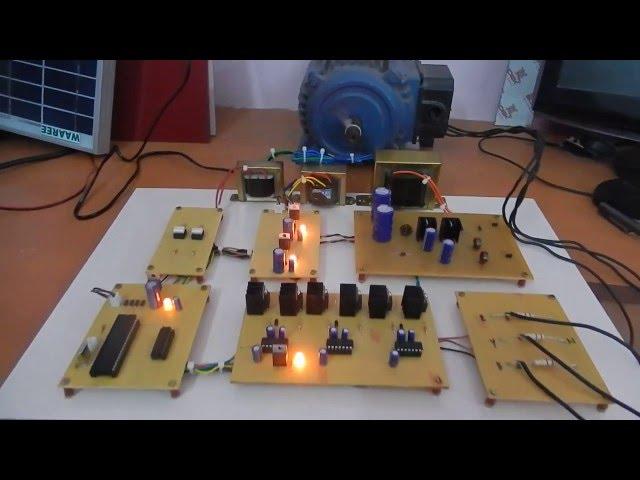 Single phase to three phase for motor drive