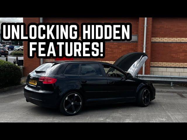 UNLOCKING HIDDEN FEATURES ON MY CHEAP AUDI A3 8P!