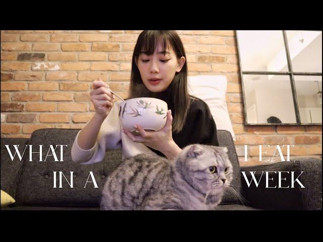 vlog | what I eat in a week 一週吃什麼 ️ 真實 + 簡單菜單  | It's Jcnana 蒨蒨