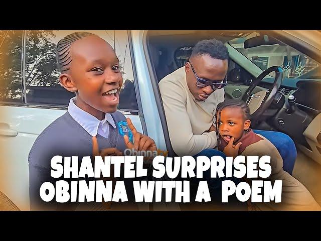 SHANTEL DOES ANOTHER SWEET POEM TO OGA OBINNA AS HE DROPS HER TO SCHOOL