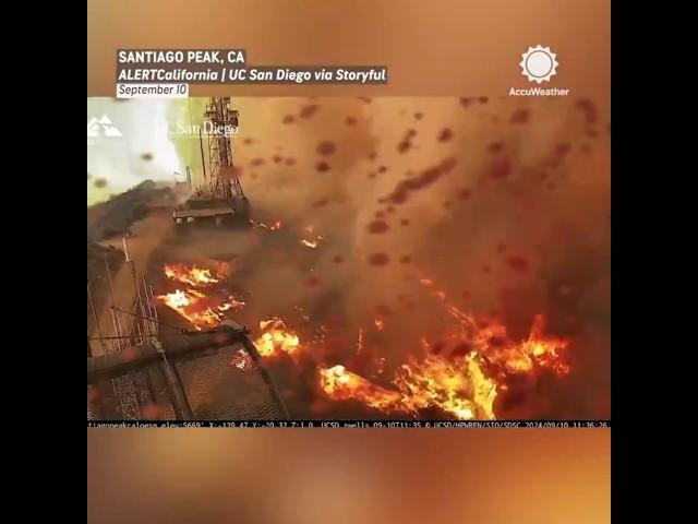 WATCH: Wildfire Overtakes Webcam That Videos Its Demise