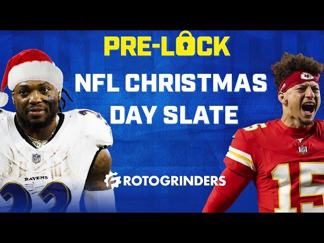 Christmas NFL Pre-Lock Show - Week 17 NFL DFS Picks & Strategy