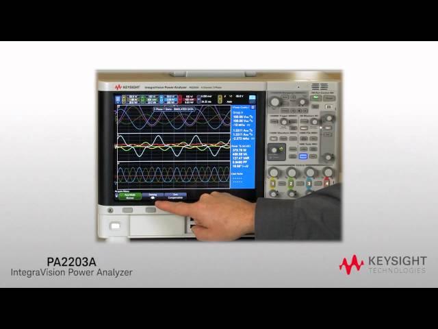 IntegraVision Power Analyzer 4 Channel PA2203A, Measure Up to 3 Phases