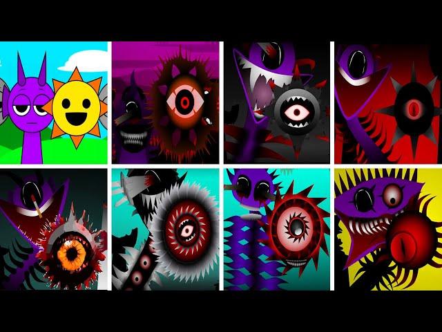 Incredibox - Sprunki but MIX MR. SUN and Durple in ALL Different Mods All Phase 1-6 VS Phase 7-8-22