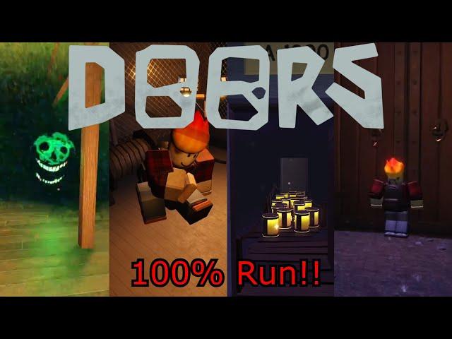 Roblox DOORS | 100% Run | Full Walkthrough, all Floors/Rooms (No Commentary)