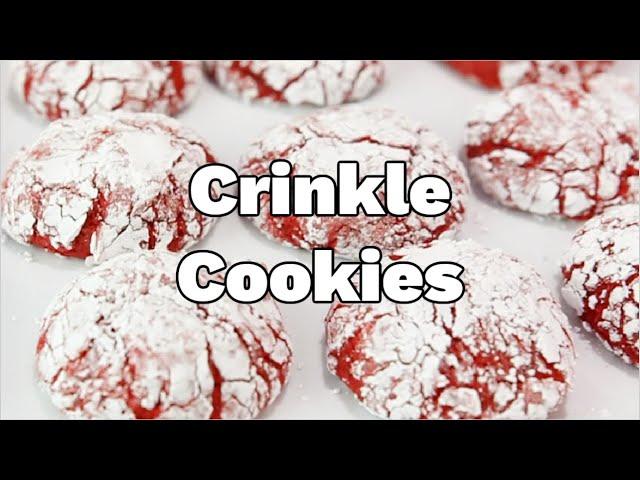 Christmas Crinkle Cookie Recipe