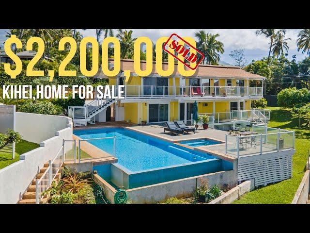 Maui Real Estate Home For Sale At 535 Kupulau DrKihei, Hawaii, Maui Real Estate Video tour.(SOLD)