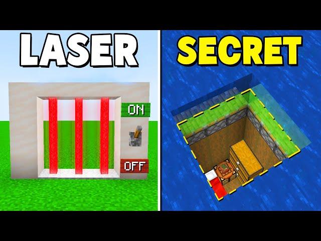 Minecraft: 5 NEW Secret Redstone Build Hacks!