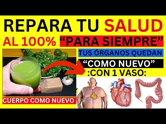 ¡ESTA Es LA MEJOR BEBIDA Natural Para LOS ÓRGANOS! Me Agradecerás