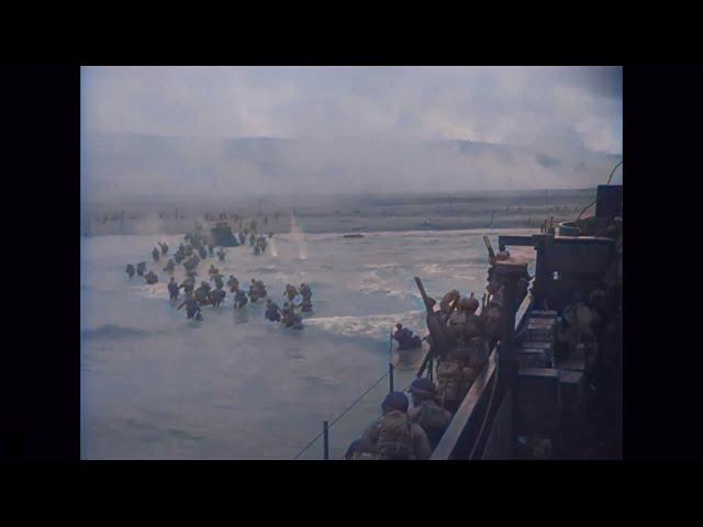 D-Day Footage in Color.