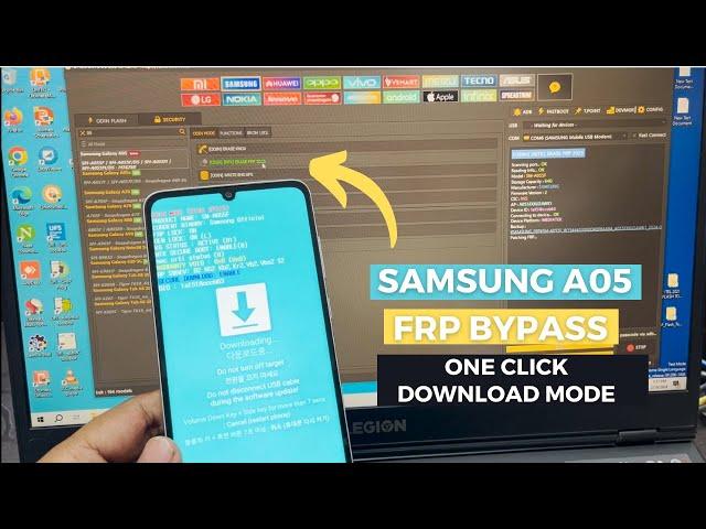 Samsung A05 (A055F) FRP Bypass Android 14 | All Samsung FRP Unlock Download Mode UnlockTool | A2GSM