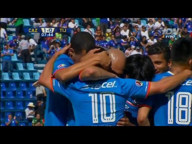 Goles de 'Chaco' Giménez con Cruz Azul