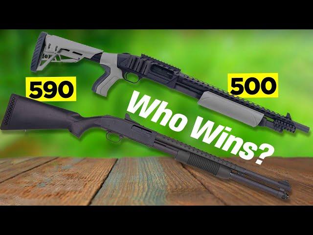 Mossberg 500 vs Mossberg 590 - NOT EVEN FAIR.