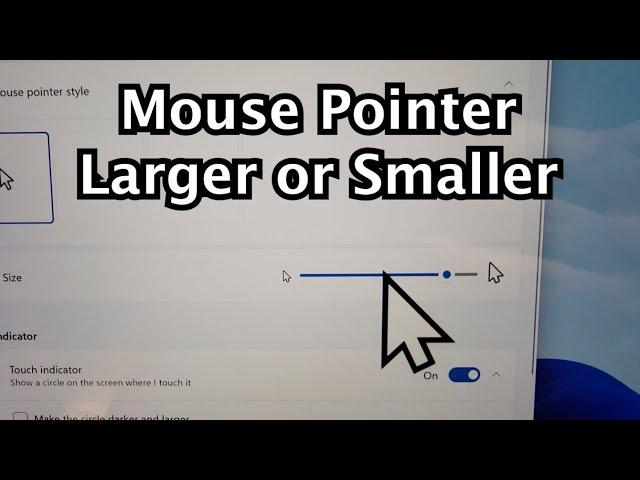 How to Change Mouse Pointer Size on Windows 11 or 10 PC