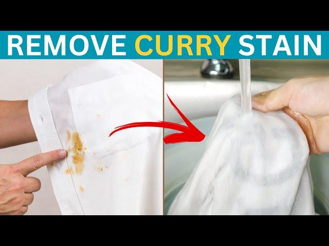 Fastest Way to Remove Curry Stains from Clothes