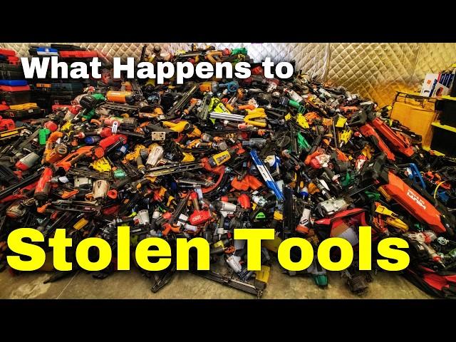 THIS is what happens to Stolen Tools! The amazing story of how thousands of tools were recovered.