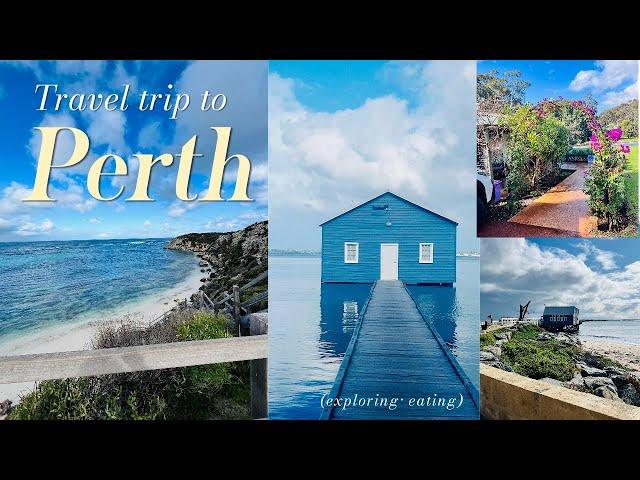 PERTH TRAVEL VLOG  Popular attractions, cafe hopping (JULY2024)