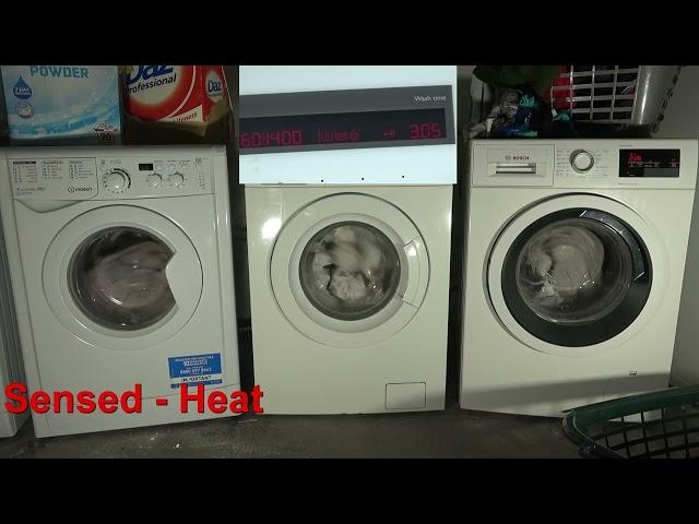 Wash Race - £20 washers / Indesit MyTime vs John Lewis Vs Bosch Serie 6 / Cotton 60'c