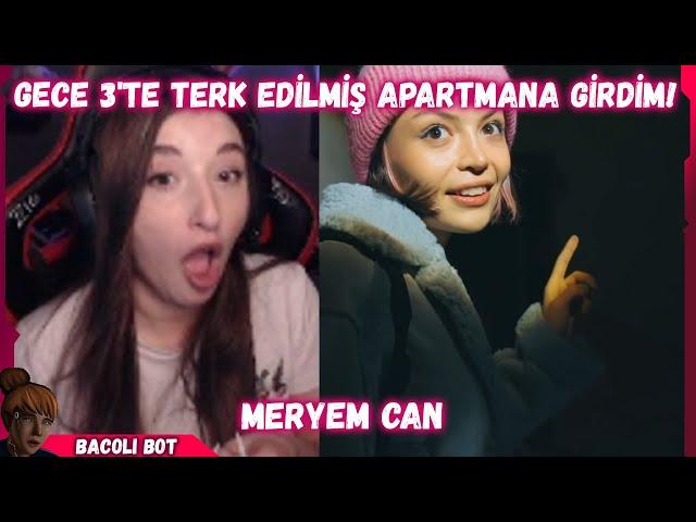 Pqueen - "GECE 3'TE TERK EDİLMİŞ APARTMANA GİRDİM!" İzliyor (Meryem Can)