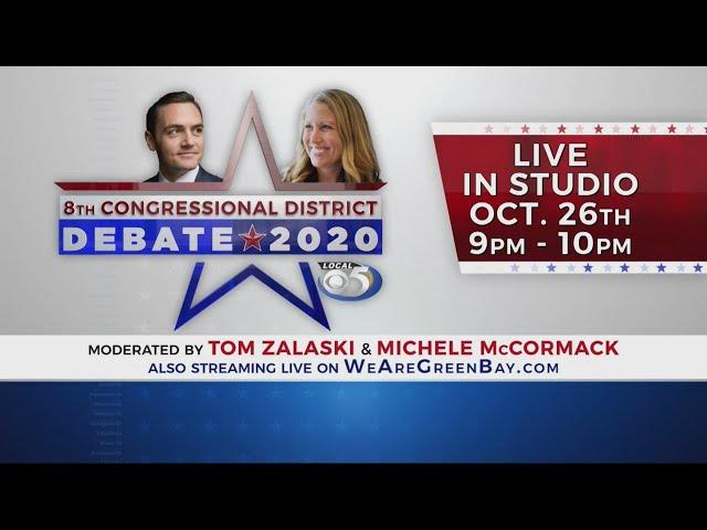 WFRV Local 5 to host exclusive, live primetime debate in race for Wisconsin’s 8th Congressional Dist