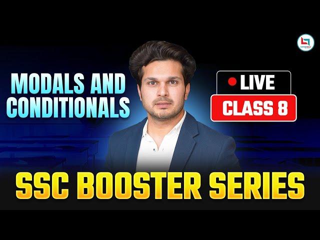 SSC 2025 | SSC English | Modals & Conditionals | Booster Series | Class-08 | Jaideep Sir #ssc
