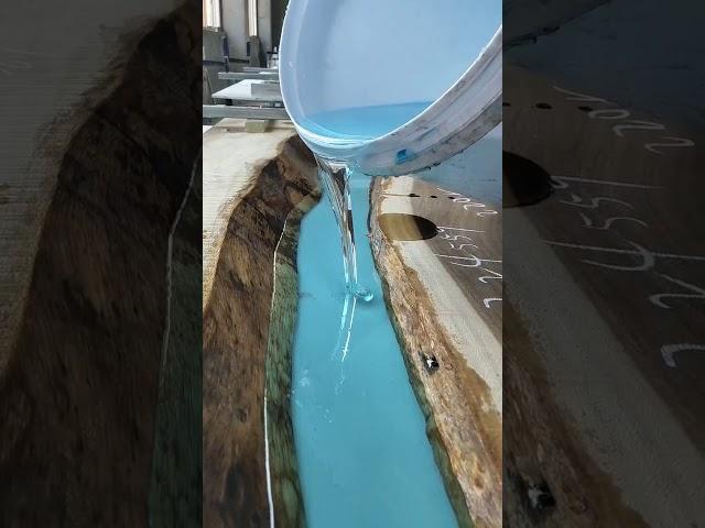 Self Leveling Ultra-clear Epoxy resin for casting river tables, A:B=3:1 simple mix, UV stable