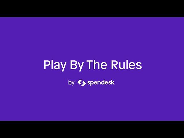 Play By the Rules, the new feature by Spendesk to capture all your receipts