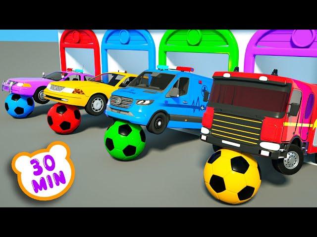 Wheels on the Bus + Finger Family Song | Soccer Balls +more Baby Nursery Rhymes & Kids Songs