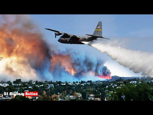 C-130 MAFFS: US Aircraft Firefighting for Military Cargo Transport