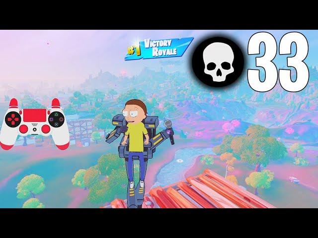 33 Elimination Solo Squad Win Gameplay Full Game Season 7 (Fortnite Ps4 Controller)