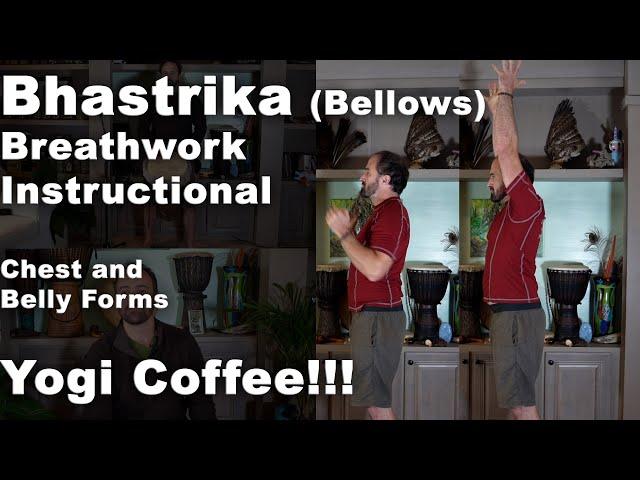 Yogi Coffee: Energize Life with Bhastrika (Bellows Breath) Chest and Belly Forms