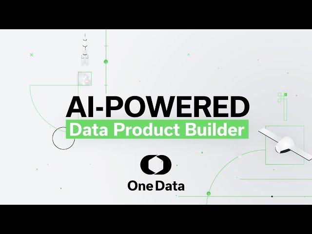 One Data - Build, Manage, and Share High-Quality Data Products