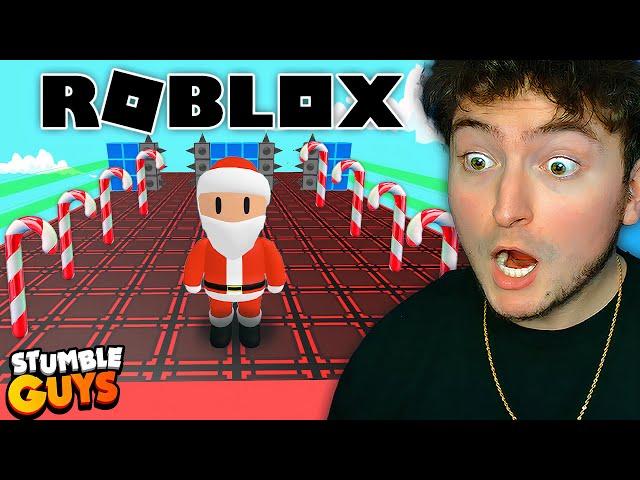 I Played Christmas Stumble Guys Roblox!