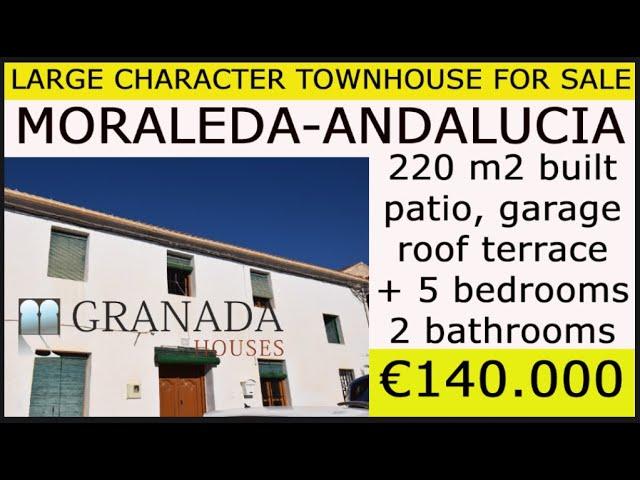 LARGE CHARACTER TOWNHOUSE FOR SALE IN GRANADA, ANDALUSIA, SPAIN | SPANISH PROPERTY FOR SALE