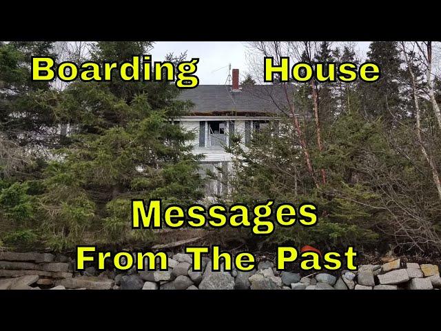 Abandoned Boarding House Explore: Messages From The Past