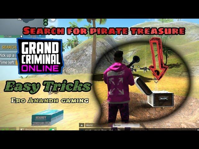 Search For Pirate Treasure | Grand Criminal Online Sandbox |Ero Anandh Gaming easy play tricks