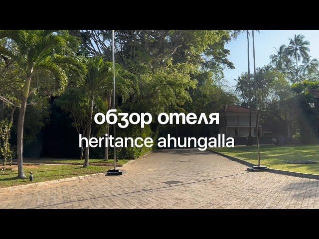 Обзор отеля Heritance Ahungalla на Шри-Ланке: что есть на территории отеля, чем кормят.