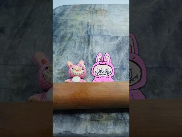 Labubu Pink with Clay 
