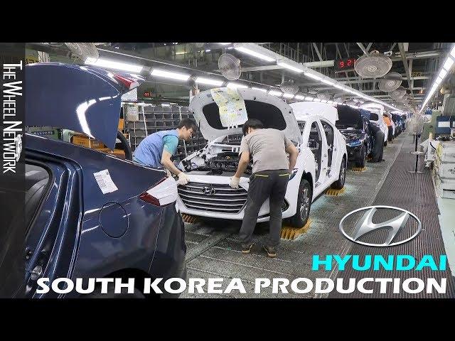 Hyundai Production in South Korea (Accent, Elantra, Ioniq, Santa Fe, Tucson, Veloster)